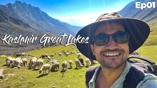 Kashmir Great Lakes Trek KGL Trek  Sonmarg to Vishansar EP01 [upl. by Alrep]