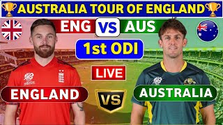 Australia vs England 1st ODI  AUS vs ENG 1st ODI Match Live Score amp Commentary Australia ODI Live [upl. by Reviel]