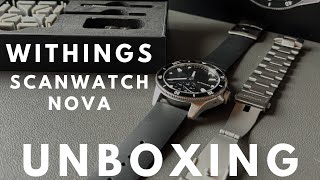 Withings ScanWatch Nova schwarz Unboxing  Teil 1  deutsch [upl. by Etnom]