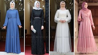 Modanisa Amine Hüma Tesettür Abiye Elbise Modelleri 1  Wedding Guest Dresses of 2021 [upl. by Yessydo810]