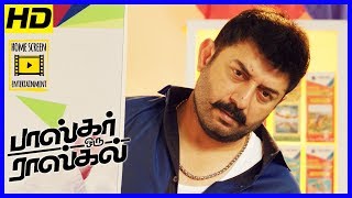 Arvind Swamy Intro Scene  Bhaskar Oru Rascal Movie Scenes  Arvind Swamy fights with goons [upl. by Boni]