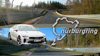 2019 Kia Stinger GT Nürburgring Nordschleife Tourist Lap [upl. by Krock711]