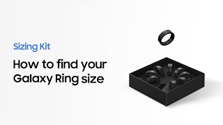 GGalaxy Ring Sådan finder du din størrelse med Sizing Kit  Samsung [upl. by Beattie126]