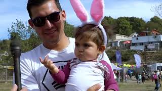 Lota celebra el Dia de pascua de resurrección con huevitos y juegos en el estadio [upl. by Lemon]