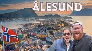 Alesund Norway the prettiest city in all of Norway [upl. by Hakilam]