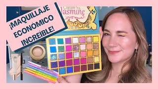 MAQUILLAJE ECONÓMICO Y BUENO😍 JASMINE Beauty Creations DELINEADORES La Girl CEJAS Milani y más💕✨ [upl. by Lletnwahs]