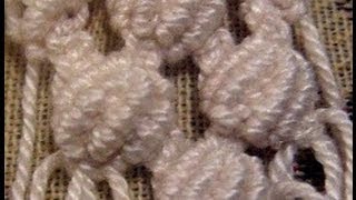 como hacer PUNTADA MADROÑOPUNTADA PARA PIÑA EN CROCHET [upl. by Aronow]