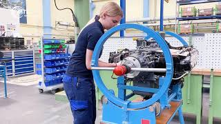 Ausbildung zur Fluggerätmechanikerin bei der MTU [upl. by Tse]