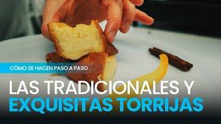 Cómo se hacen paso a paso las tradicionales y exquisitas torrijas de Viena Capellanesmp4 [upl. by Larson]