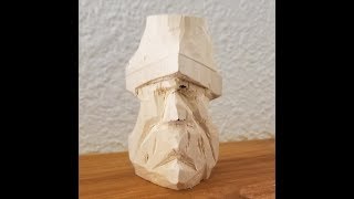 Whittling a Wittle Wizard  Timelapse [upl. by Bowes]