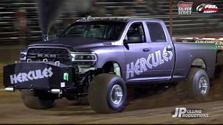 Truck Pulling 2024 Pro Stock Diesel Trucks pulling at Horsepower In Horse Country in ShelbyvilleKY [upl. by Alleacim]