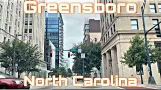 Greensboro North Carolina  City Tour amp Drive Thru [upl. by Andreas594]