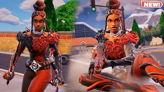 Fortnite Briar of the Thorn Skin GAMEPLAY New Midnight Rose Bundle [upl. by Mcguire]