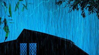 Tin Roof Rain amp Thunderstorm Sounds for Deep Sleep Focus amp Stress Relief  Relaxing Storm Ambience [upl. by Ris522]