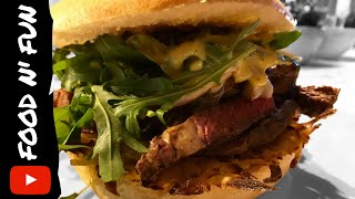 The Bearnaise Burger  By Chef Scherlund  FOOD N FUN [upl. by Ellerehs]