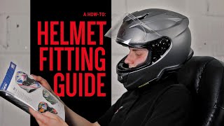 Motorcycle Helmet Fitting Guide  Sizing amp Fit [upl. by Ediva]