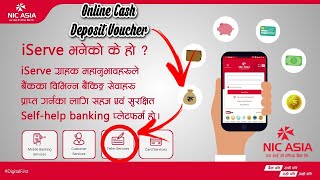 How to use NIC ASIA iServe  CASH DEPOSIT  Online Cash Deposit Voucher [upl. by Grey532]