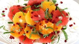 Breakfast Recipe Winter Citrus Salad by CookingForBimboscom [upl. by Ylrrad]