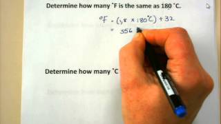 Maths Lit Basics  Gr12  Celsius amp Fahrenheit conversions [upl. by Aihsakal610]