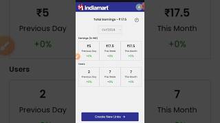 indiamart affiliate program  One day earning इंडिया मार्ट से पैसा कैसे कमाए 2024 indiamart [upl. by Cutty]