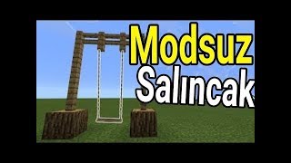 Modsuz Salıncak Nasıl Yapılır Minecraft [upl. by Oren]