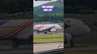 Thai Airway Takeoff airplane airport airbus boeing aviation msfs msfs2020 pilot takeoff [upl. by Ettennig]