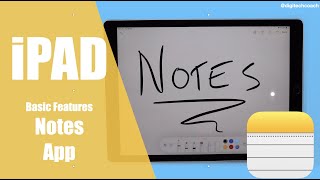 Notes App Tutorial  iPAD [upl. by Attirb]