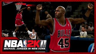 NBA 2K11 Michael Jordan in New York [upl. by Annim]