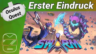 Oculus Quest 2 deutsch Swarm VR Erster Eindruck  Oculus Quest 2 Games deutsch [upl. by Anat789]