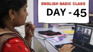 BASIC ENGLISH CLASS  DAY 4522122021 [upl. by Stead]