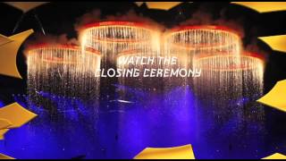 LONDON 2012 OLYMPICS CLOSING CEREMONY ON THE BIG SCREEN [upl. by Niarfe]