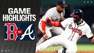 Red Sox vs Braves Game Highlights 5824  MLB Highlights [upl. by Ennahs]