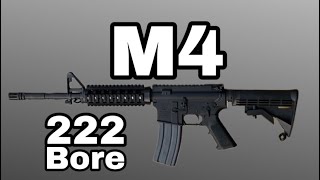 M4 222 Bore Black Stone Arms [upl. by Nikolaos696]