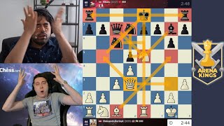 GM Hikaru Nakamura BLUNDERS Checkmate GM Olexander Bortnyk [upl. by Arytal]