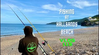 Sea Fishing Uk  Fishing Hallsands Beach Devon  New Blackrock Rods Showcased  Vlog115 [upl. by Aina314]