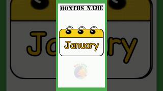 12 months name  months song for kindergarten months of the year song [upl. by Mulac]