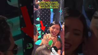 Angela Aguilar MUESTRA DESINTERES por Christian Nodal mientras habla con Marc Anthony angelaaguilar [upl. by Yllatan949]