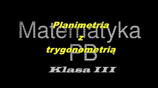 Matura planimetria z trygonometrią [upl. by Michale336]