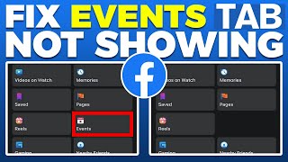 How To Fix Events Tab Not Showing On Facebook 2024 [upl. by Darum]