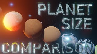 Planet Size Comparison 2024 Part 1 4K 60FPS 3D [upl. by Akimas]