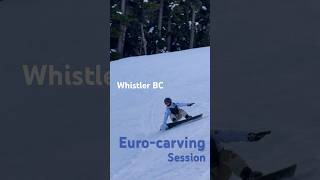 Insane EuroCarves on a Snowboard You HAVE to See” snowboarding snowboard whistler [upl. by Rawden]