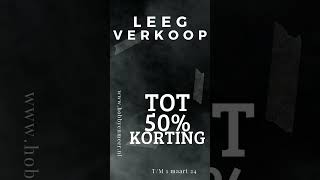 Leegverkoop tot 50 korting [upl. by Modesty]