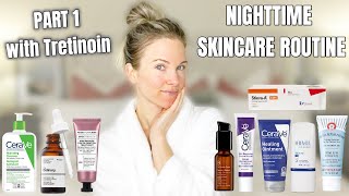 NIGHTTIME SKINCARE ROUTINE  TRETINOIN  SINCERELY MISS ASH [upl. by Leihcar756]