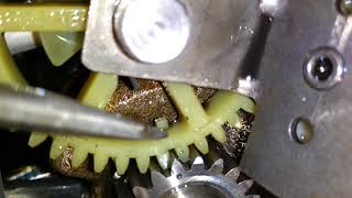 How to align Briggs amp Stratton engine timing gears [upl. by Ahsiened]