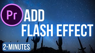 Flash Effect Tutorial Premiere Pro  Learn Adobe adobepremierepro [upl. by Ennairac]