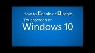 how to disable touch screen on acer aspire v7 windows 10 [upl. by Kinny61]