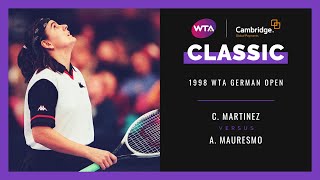 Conchita Martinez v Amelie Mauresmo  Full Match  1998 WTA German Open [upl. by Brendon]