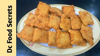 Special Crispy Bread Parcel Recipe By Dc Food Secrets  Snacks Recipe [upl. by Devinna]