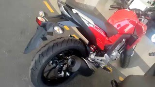 CB Twister Vermelha 2016 Honda [upl. by Eillit256]