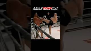 Tutorial Tornado kick 🥋 mma karate martialarts [upl. by Nylodam255]